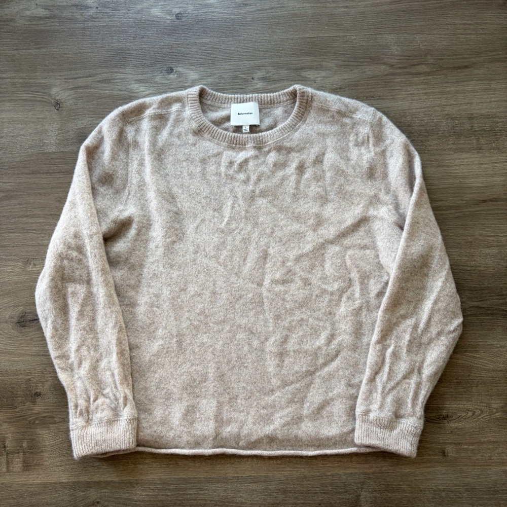 Reformation Cashmere Boyfriend Sweater